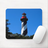 Tapis De Souris Historic St. Augustine, Florida LIghthouse (Avec souris)