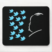 Tapis De Souris Hitch and Tweets (Devant)