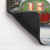 Tapis De Souris Hiver Allemand Berger Caravane Noël Aventure (Coin)