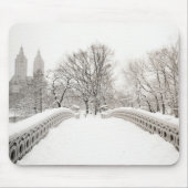 Tapis De Souris Hiver de Central Park Romance - pont d'arc (Devant)