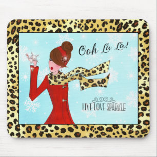 Tapis De Souris HIVER DIVA - Live Love Sparkle!