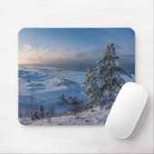 Tapis De Souris Hiver neigeux Côte balte (Avec souris)