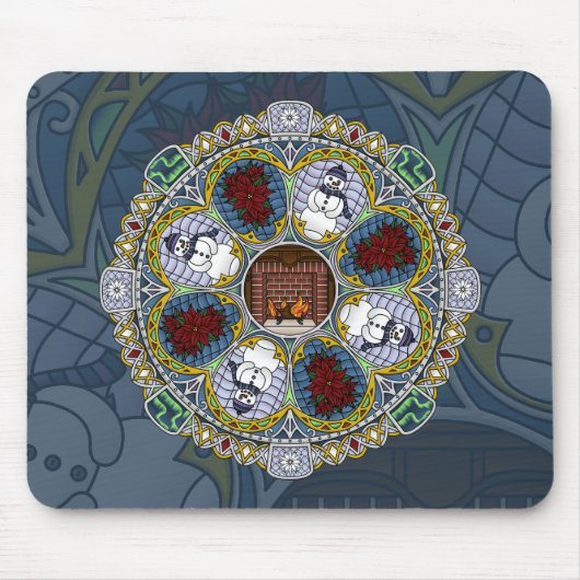 Tapis De Souris Hiver Nouveau Mousepad (Devant)