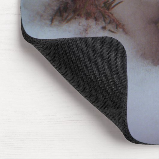Tapis De Souris Hiver - Weasel à queue courte (Coin)