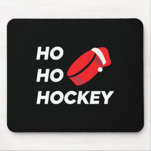 Tapis De Souris Ho Ho Hockey Noël - Hockey sur glace