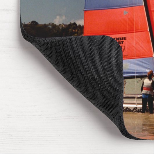 Tapis De Souris Hobie catamaran boat ready to sail mouse pad (Coin)