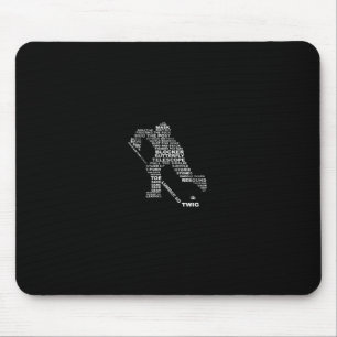 Tapis De Souris Hockey amusant - Cadeau de hockey sur glace