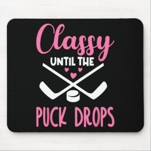 Tapis De Souris Hockey Cly jusqu'à ce que le palet tombe Amour mig