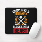 Tapis De Souris Hockey De Champ Amusant Drop Comme Un Bloc De Papi (Avec souris)