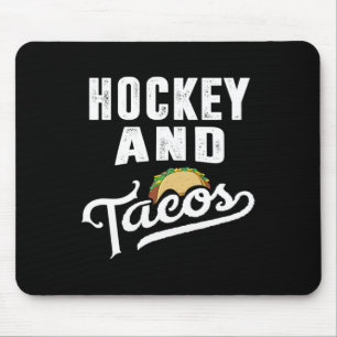 Tapis De Souris Hockey et Tacos Papa Garçons Joueur de glace enfan
