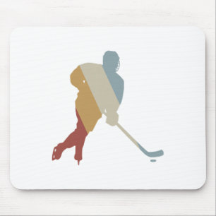 Tapis De Souris Hockey Style Rétro Vintage