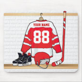 Tapis De Souris Hockey sur glace du Jersey (Devant)