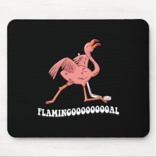 Tapis De Souris Hockey sur glace sur Flamant rose flambant