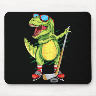 Tapis De Souris Hockeysaurus Dinosaures Amateurs de Sport Dabant T