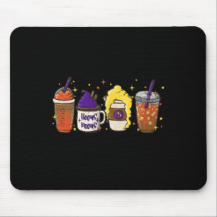 Tapis De Souris Hocus Pocus Citrouille Épice Latte Café Amour Chut