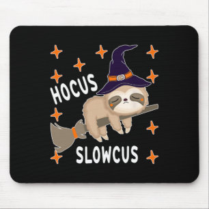 Tapis De Souris Hocus Slowcus mignon fainéant Sloth Halloween Cost