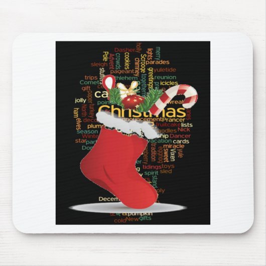 Tapis De Souris HoHo ! Merry Christmas TOXITS et Happy New Year (Devant)