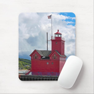 Tapis De Souris Holland Michigan Big Red Lighthouse
