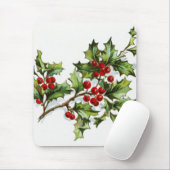 Tapis De Souris HollyBerries 001 (Avec souris)