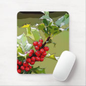 Tapis De Souris HollyBerries 006 (Avec souris)