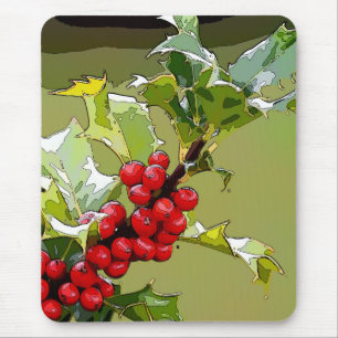 Tapis De Souris HollyBerries 006