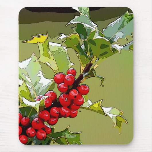 Tapis De Souris HollyBerries 006 (Devant)