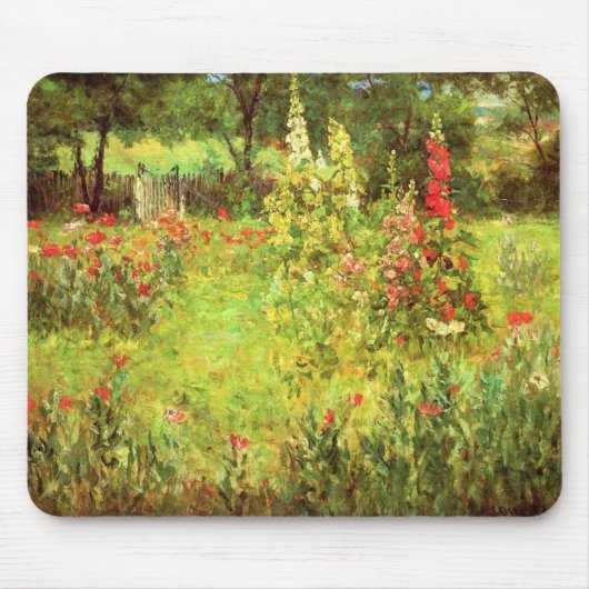 Tapis De Souris Hollyhocks & Poppies (Devant)