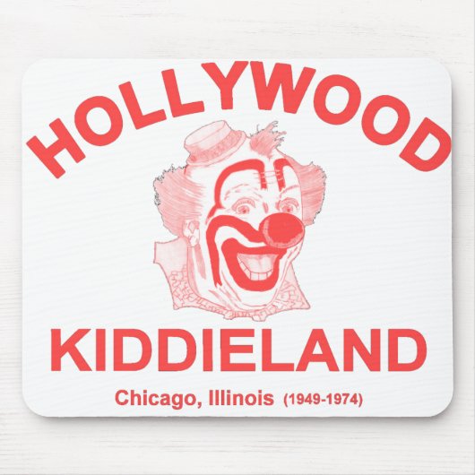 Tapis De Souris Hollywood Kiddieland, Chicago, IL. Parc d'attracti (Devant)