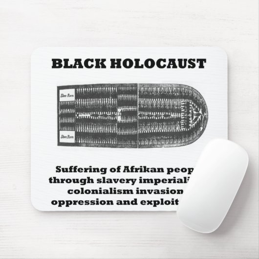 Tapis De Souris holocauste noir (Avec souris)