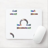 Tapis De Souris hologramme Libra (Avec souris)