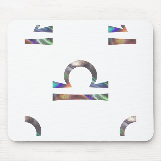 Tapis De Souris hologramme Libra (Devant)