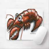 Tapis De Souris Homard (Avec souris)