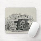 Tapis De Souris Homme assis (Avec souris)
