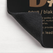 Tapis De Souris Homme Black Papa Melanin Définition Africain Améri (Coin)