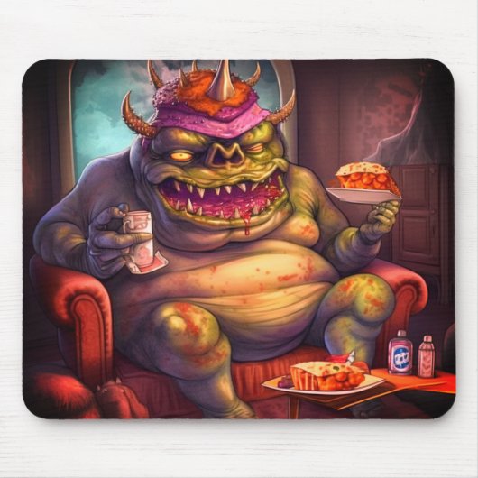 Tapis De Souris Homme de poupée laid (Devant)