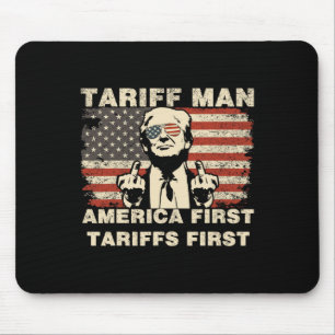 Tapis De Souris Homme de Tarif Drôle Trump Tarrifs Mème Amérique d