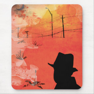 Tapis De Souris homme d'ombre