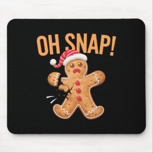 Tapis De Souris Homme en pain d'épices Oh Snap Noël