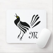 Tapis De Souris Homme Gracker Oiseau noir (Avec souris)