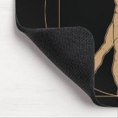 Tapis De Souris Homme Mousepad de da Vinci Vitruvian (Coin)