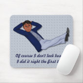 Tapis De Souris Homme occupé (Avec souris)