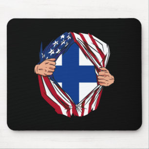 Tapis De Souris Homme Usa Aamerican Cultivé Performance De Racines