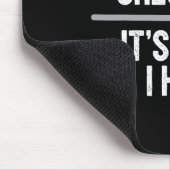 Tapis De Souris Hommes de hockey Femmes Cross Checking C'est comme (Coin)