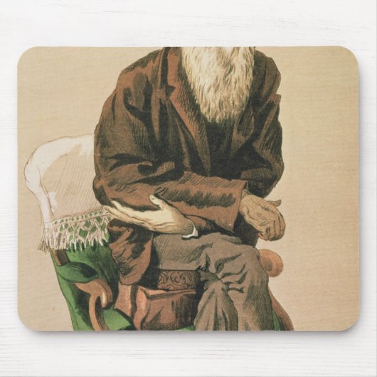 Tapis De Souris Hommes du jour, no. 33, Charles Darwin (Devant)
