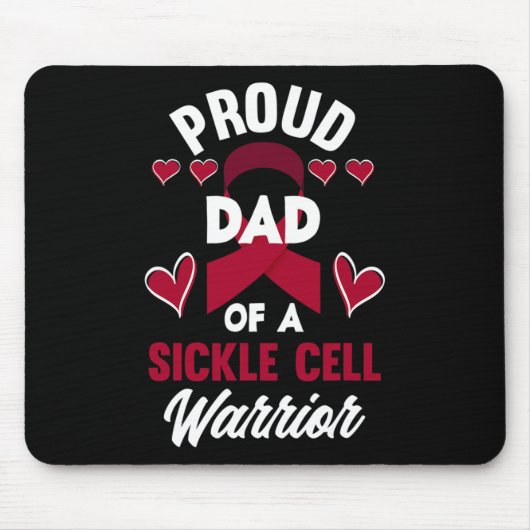 Tapis De Souris Hommes Fier Papa D'Un Guerrier De Cellule De Fauci (Devant)