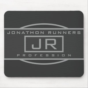 Tapis De Souris Hommes Sporty Gray Gray & Dark Grays