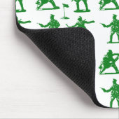 Tapis De Souris Hommes verts d'armée (Coin)