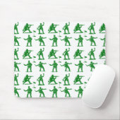 Tapis De Souris Hommes verts d'armée (Avec souris)