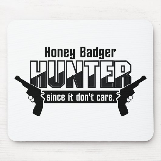 Tapis De Souris Honey Badger Hunter mousepad personnalisé (Devant)