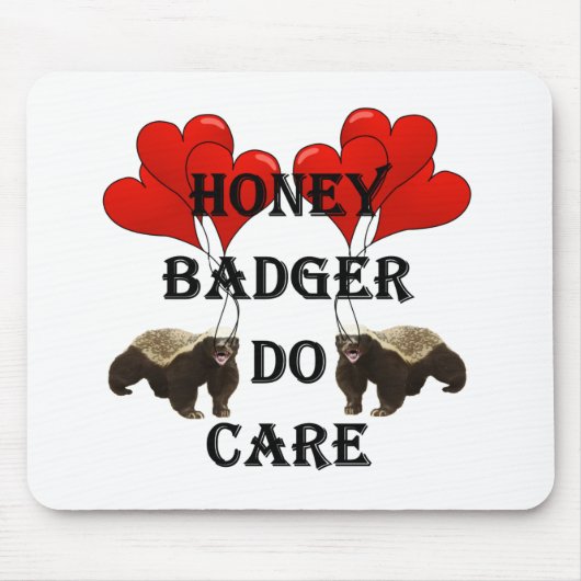 Tapis De Souris Honey badger s'occupe (Devant)